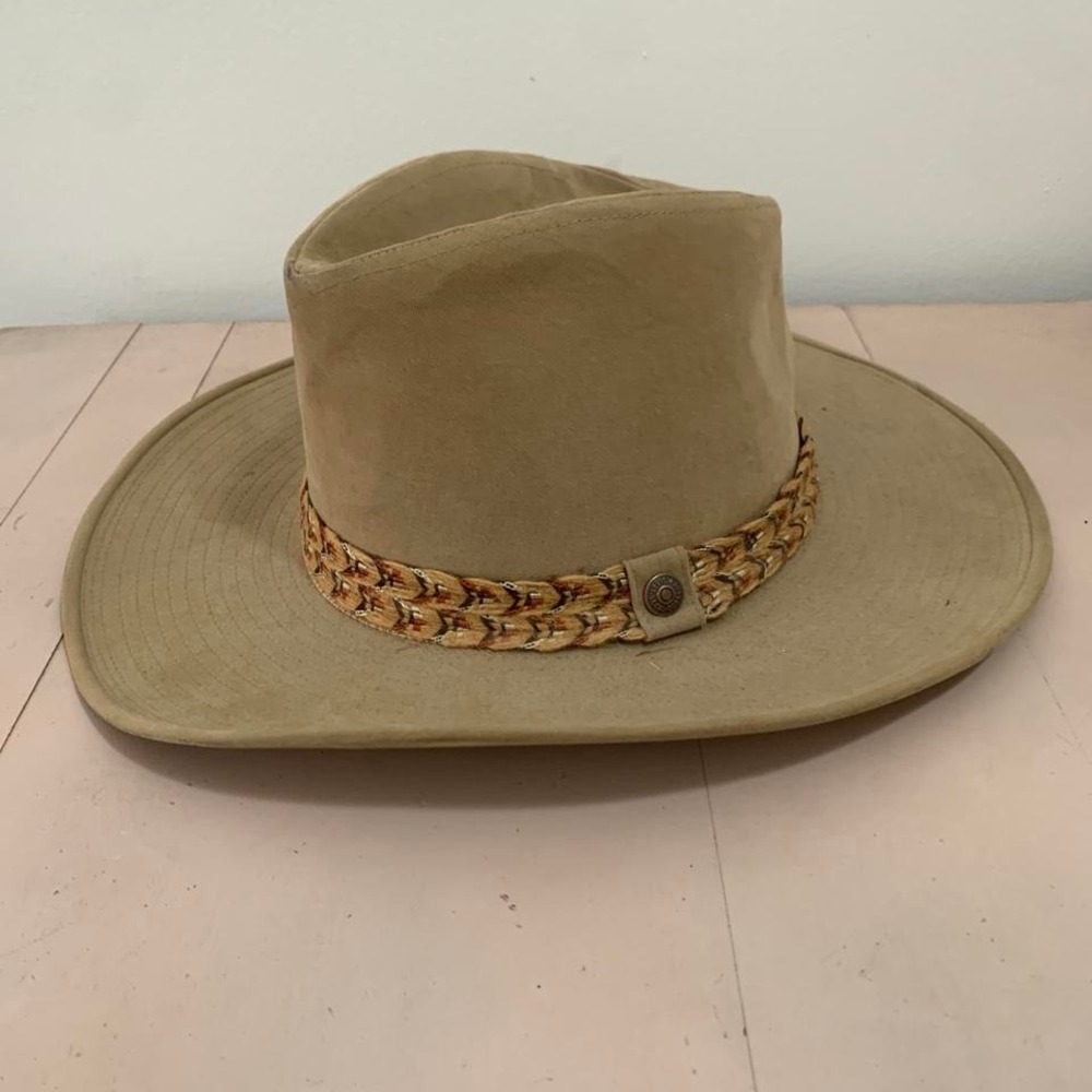 Vintage 1970s Levi Strauss & Co. suede country western hat
